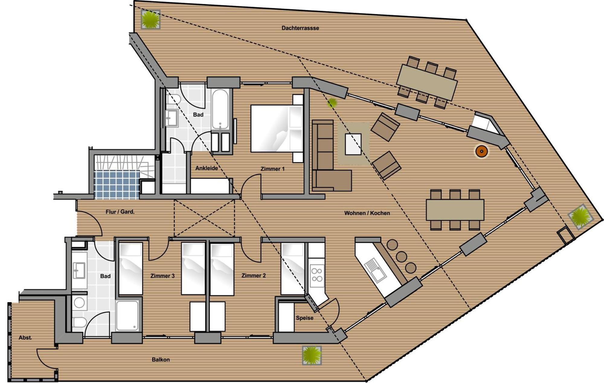 Kitzlife Apartements Kitzbühel Rum bild